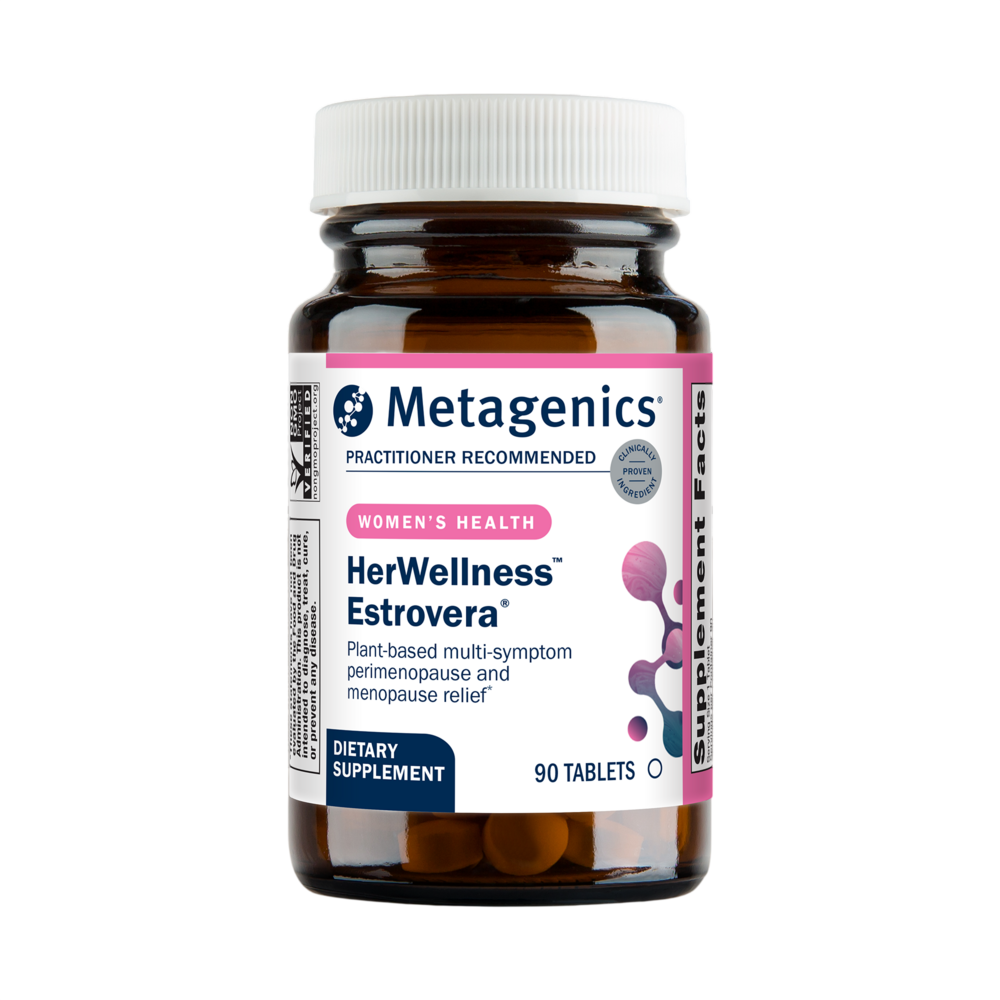 HerWellness Estrovera by Metagenics - Plant-based menopause relief supplement, 90 tablets