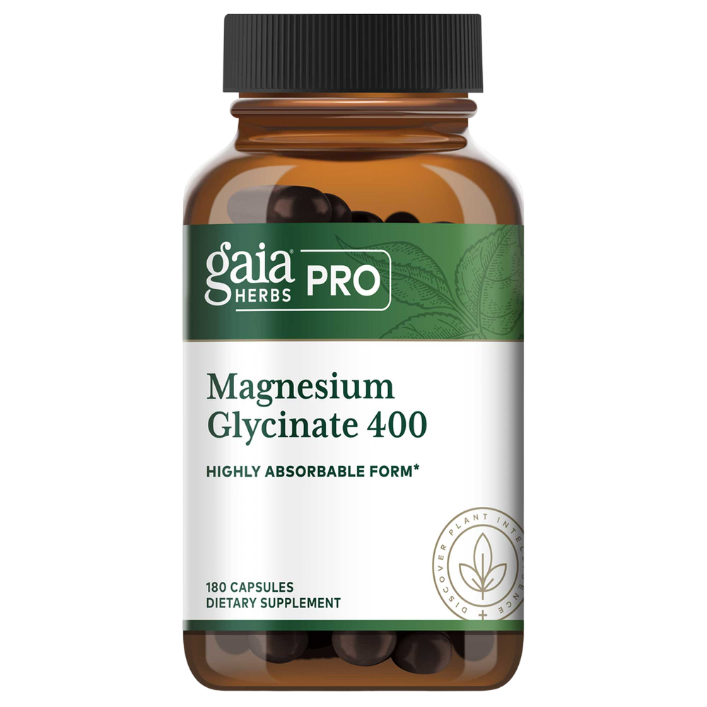 Gaia Herbs Magnesium Glycinate 400mg: The Pharmacist's Guide to Stress, Sleep & Nervous System Support