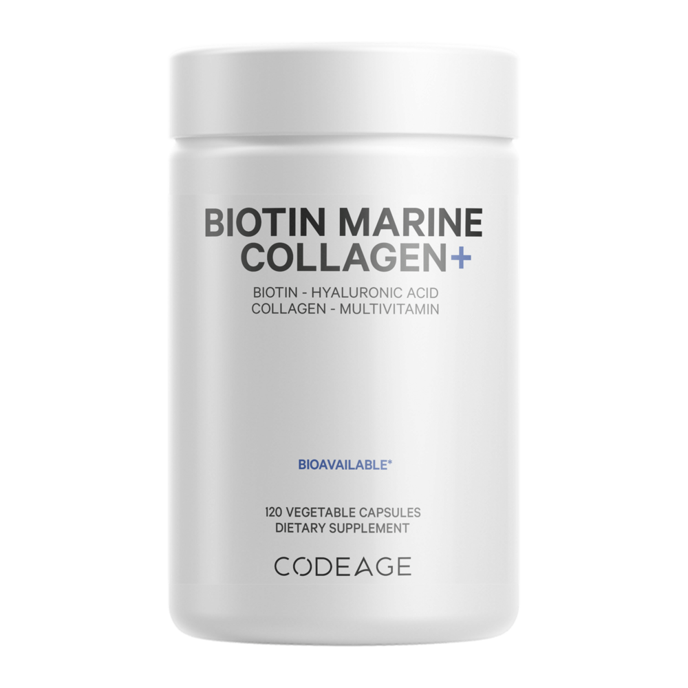 Codeage® Biotin Marine Collagen + Hyaluronic Acid + Vitamin C: The Complete Beauty Supplement Guide