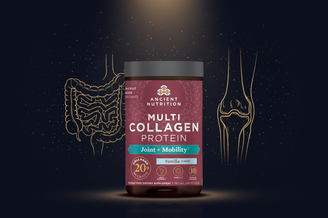 Ancient Nutrition Multi Collagen Protein Joint & Mobility — pharmacist evidence review on collagen and gut health | Khang Pharmacy
