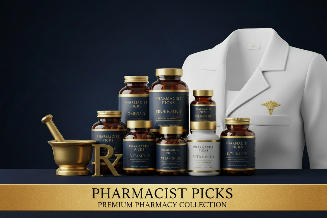 Pharmacist Picks with Golden Banner