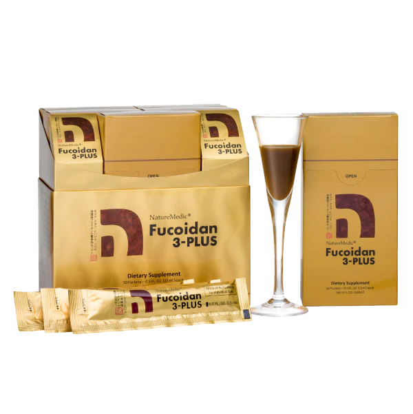 NatureMedic® Fucoidan 3-PLUS Liquid Type (50 Packets per Set)