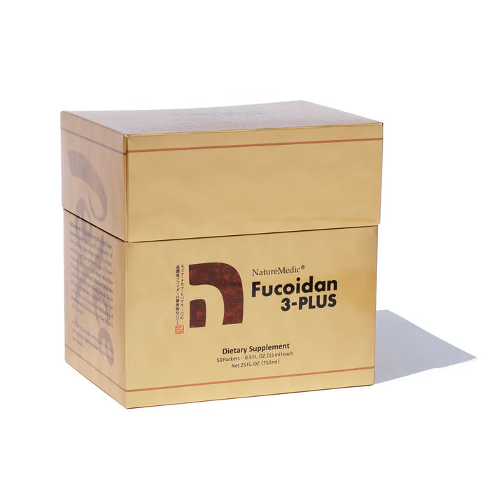 NatureMedic® Fucoidan 3-PLUS Liquid Type (50 Packets per Set)