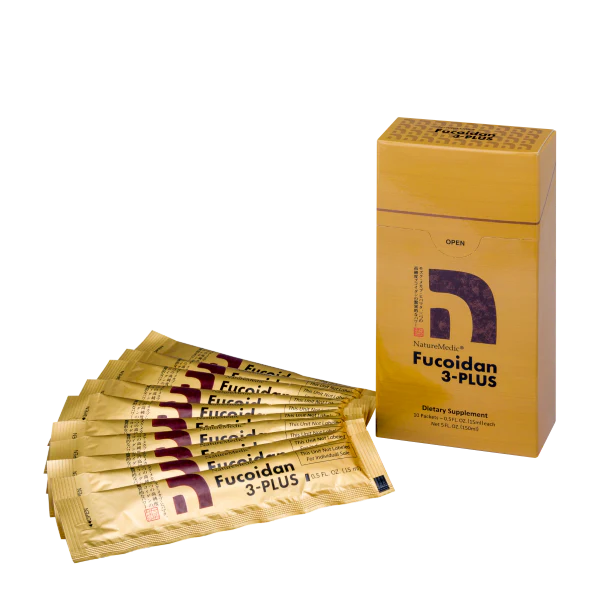 NatureMedic® Fucoidan 3-PLUS Liquid Type (50 Packets per Set)
