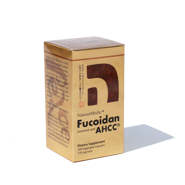 NatureMedic® Fucoidan Powered with AHCC® Capsule Type (160 capsules)