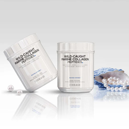 Codeage® Wild-Caught Marine Collagen Peptides Powder – White Fish, 9,000mg per Serving (450g)