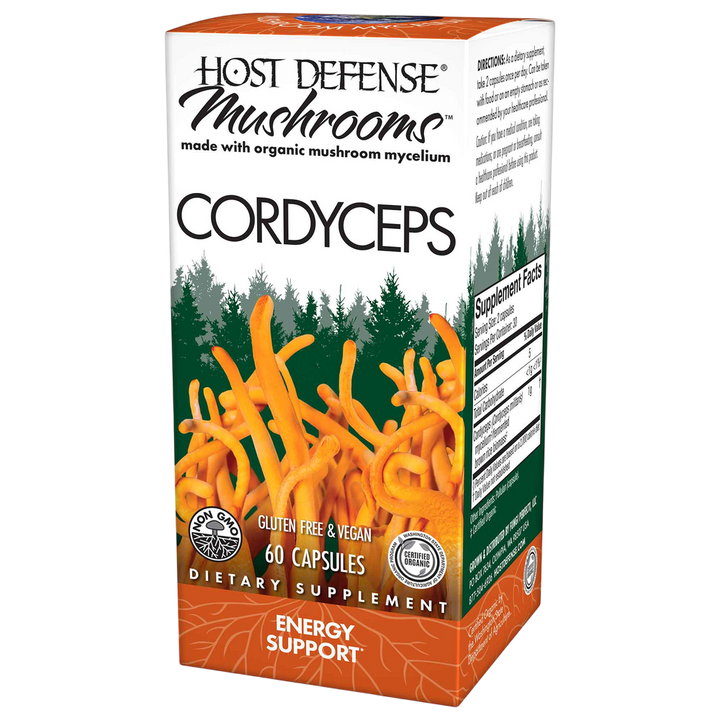 Host Defense® Cordyceps Capsules – Energy &amp; Endurance Support (60 capsules)