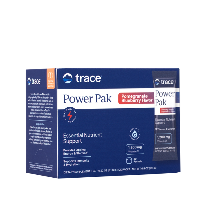 Trace Minerals® Power Pak – Electrolyte Stamina, Pomegranate Blueberry (30 Packets)