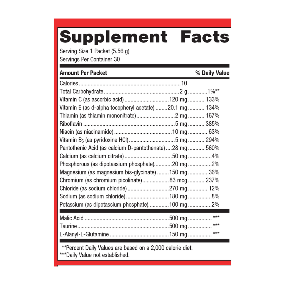 Metagenics® Endura® Electrolyte Powder – Lemonade Flavor (30 Packets)