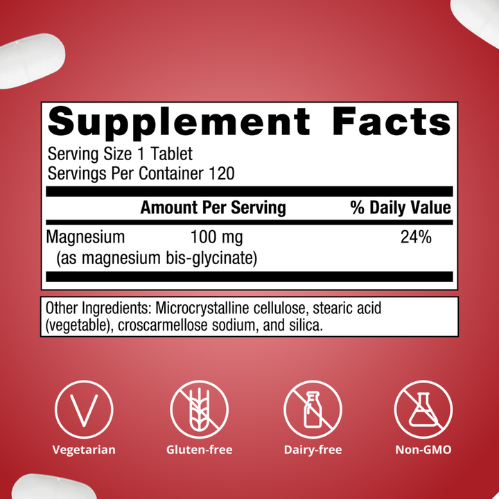 Magnesium Glycinate (Metagenics) – 120 Tablets