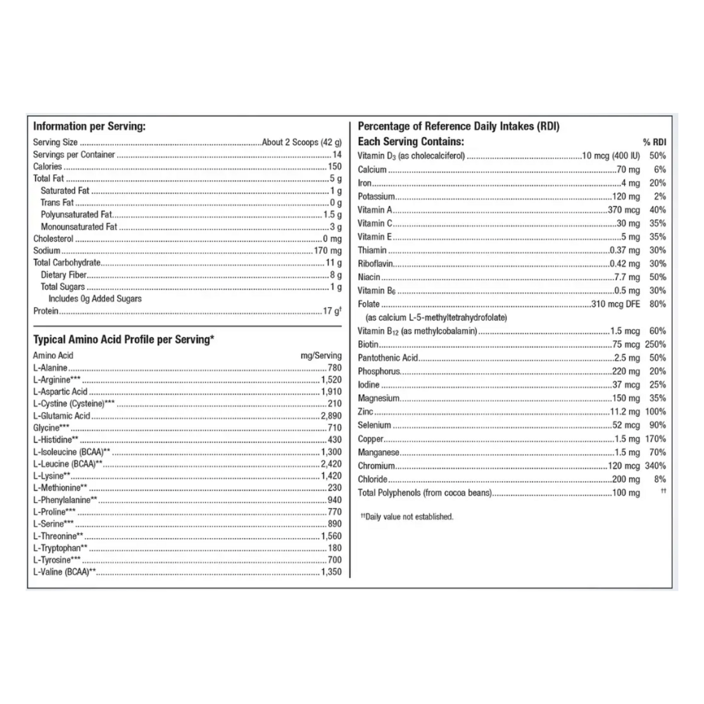 Metagenics® UltraMeal® Advanced Protein® – Medical Food for Sarcopenia, French Vanilla (588g)