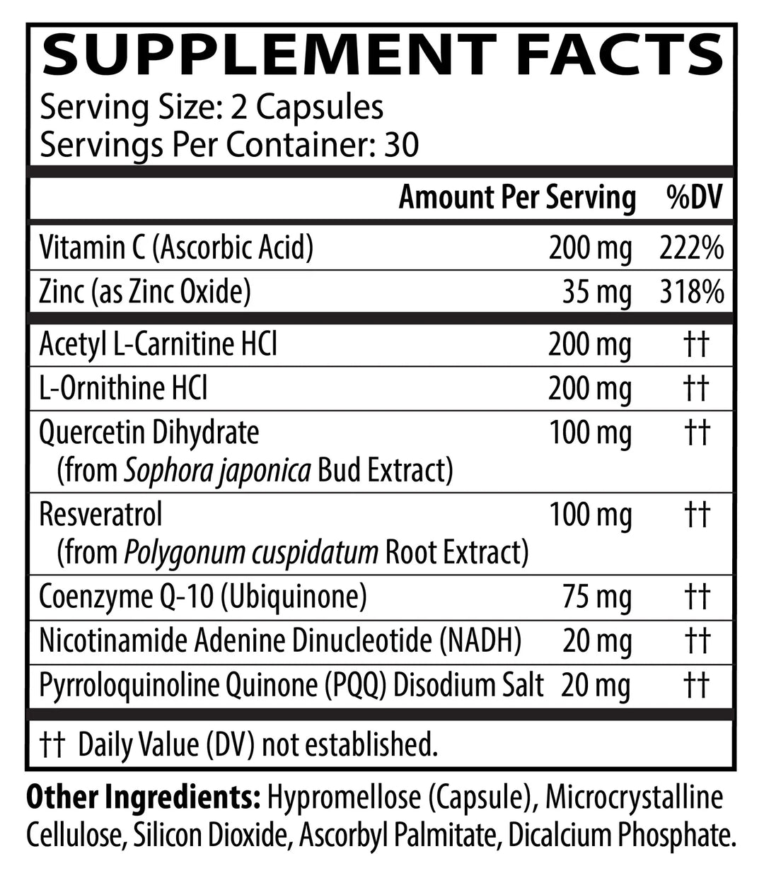 Neurobiologix® Mito Cell PQQ™ – Mitochondrial Energy &amp; Cellular Health Support (60 Capsules)