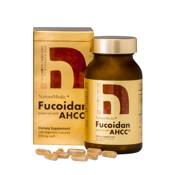 NatureMedic® Fucoidan Powered with AHCC® Capsule Type (160 capsules)
