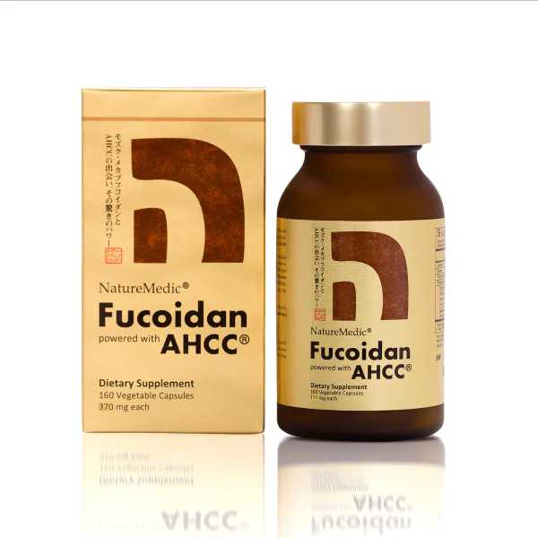 NatureMedic® Fucoidan Powered with AHCC® Capsule Type (160 capsules)