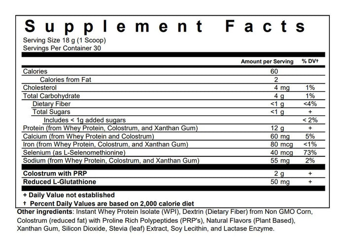 BioPharma Scientific NanoPro PRP™ Vanilla – Advanced Whey Protein Isolate with Colostrum (540g)