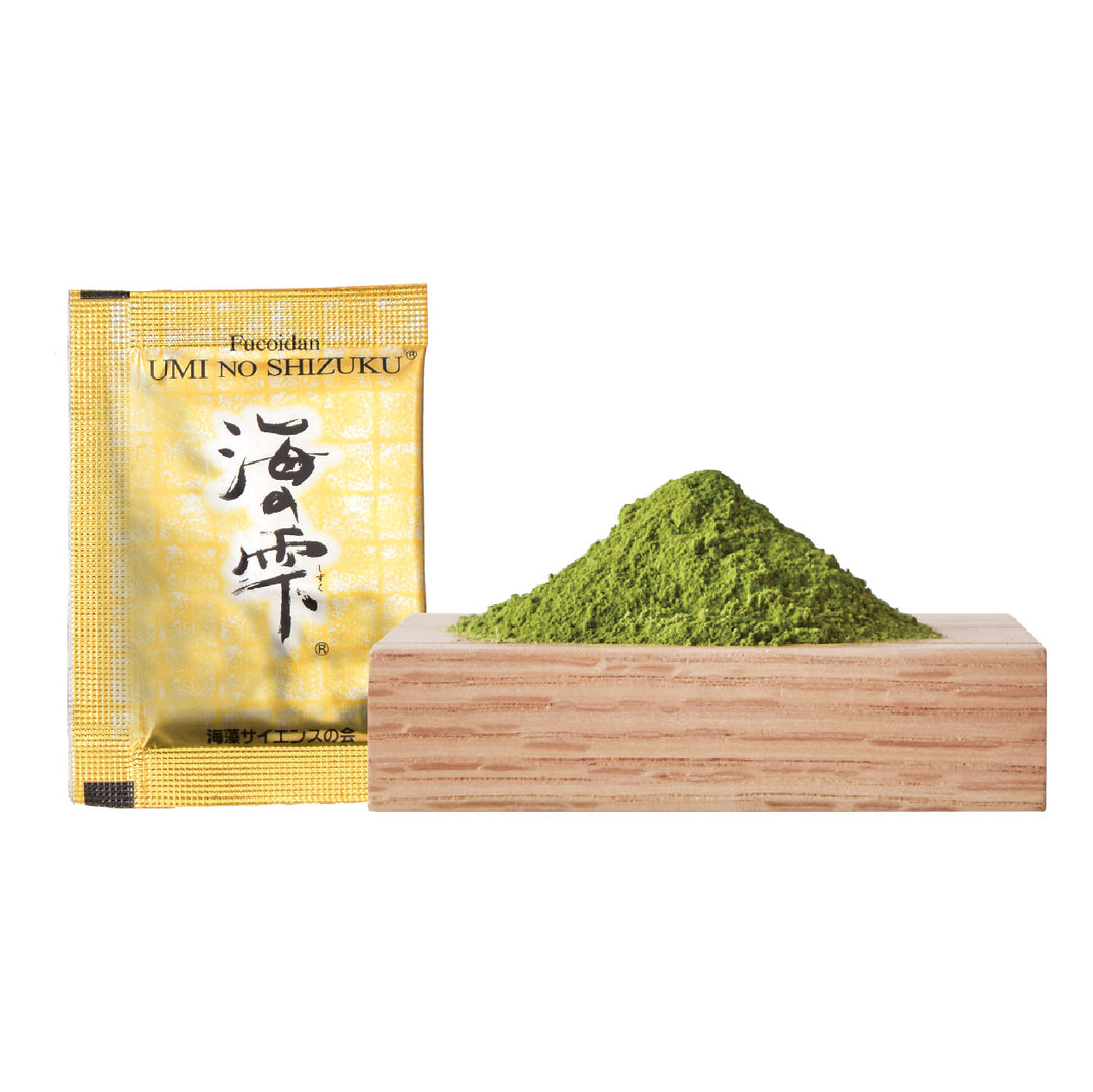 Umi No Shizuku Fucoidan Powder Type – Premium Japanese Brown Seaweed Extract (30 packets/box)