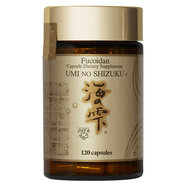 Umi No Shizuku Pure Fucoidan Mix AG Capsules - Premium Japanese Brown Seaweed Extract (120 capsules)