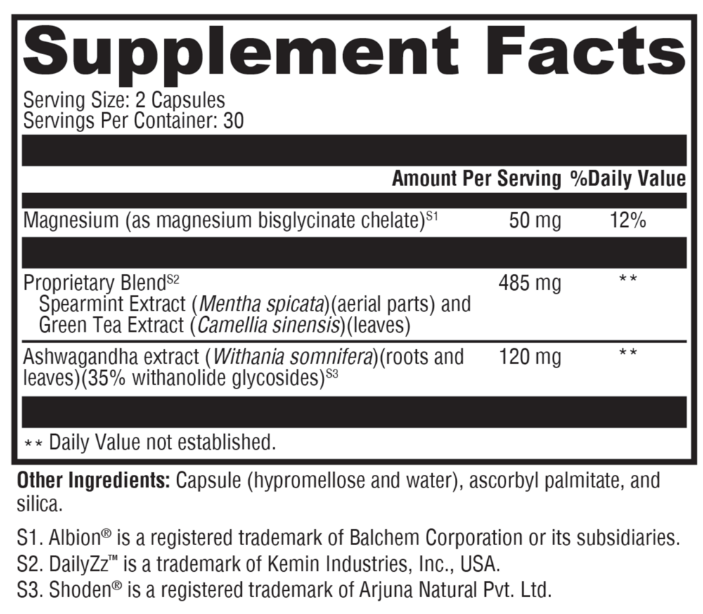 XYMOGEN® Sleep &amp; Perform – Restful Sleep &amp; Daytime Recovery Support (60 Capsules)