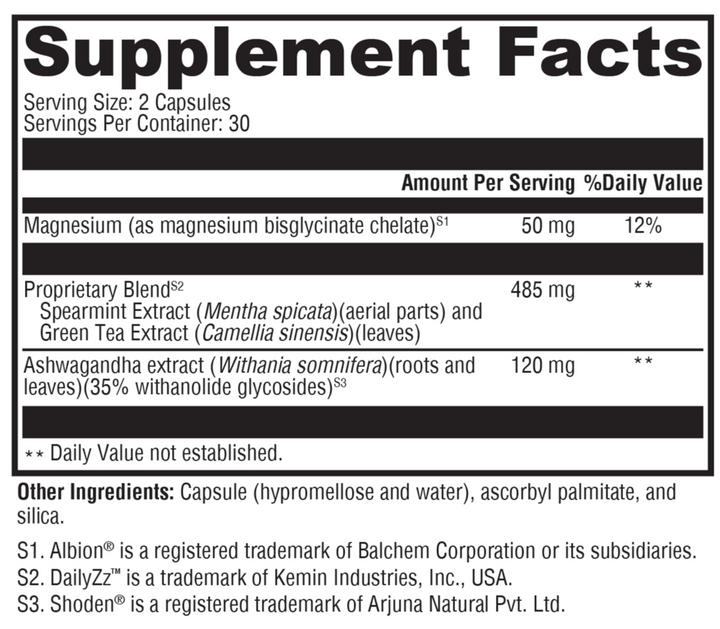 XYMOGEN® Sleep &amp; Perform – Restful Sleep &amp; Daytime Recovery Support (60 Capsules)