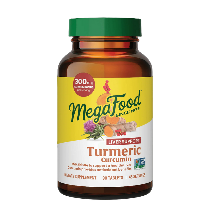 MegaFood® Turmeric Curcumin Extra Strength – Liver Support Formula (90 tablets)