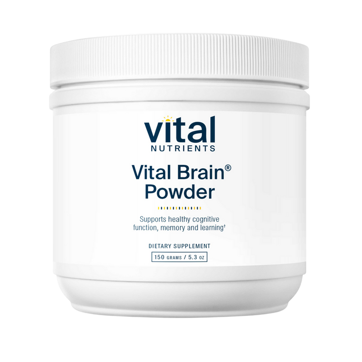 Vital Nutrients Vital Brain® Powder – GPC, ALC &amp; Phosphatidylserine (150g / 5.3 oz)